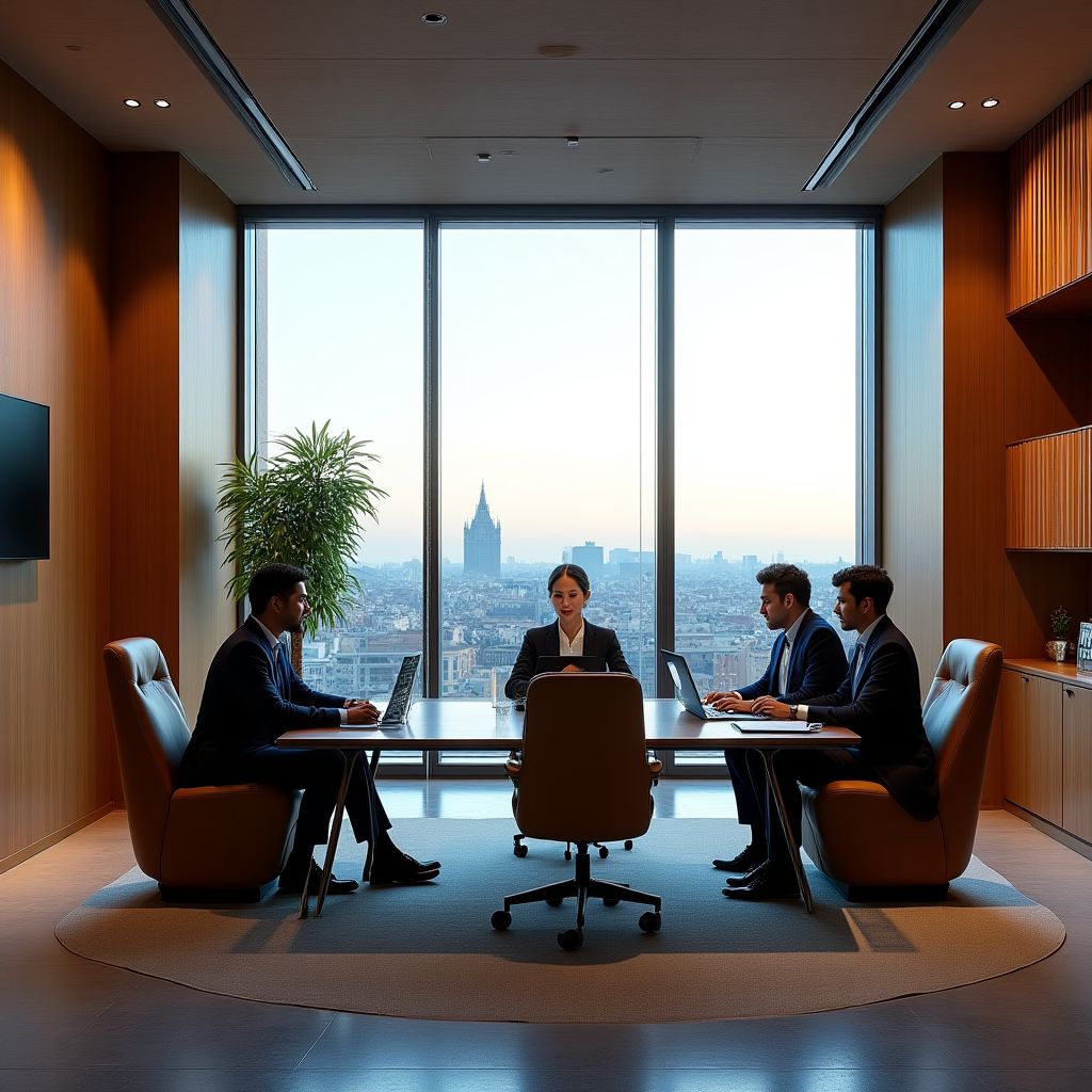 Oficina principal de FinConsult en Madrid