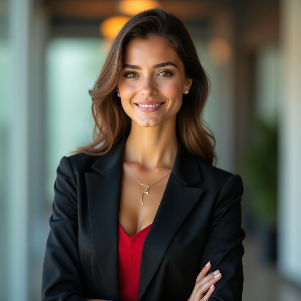 Retrato de empresaria exitosa